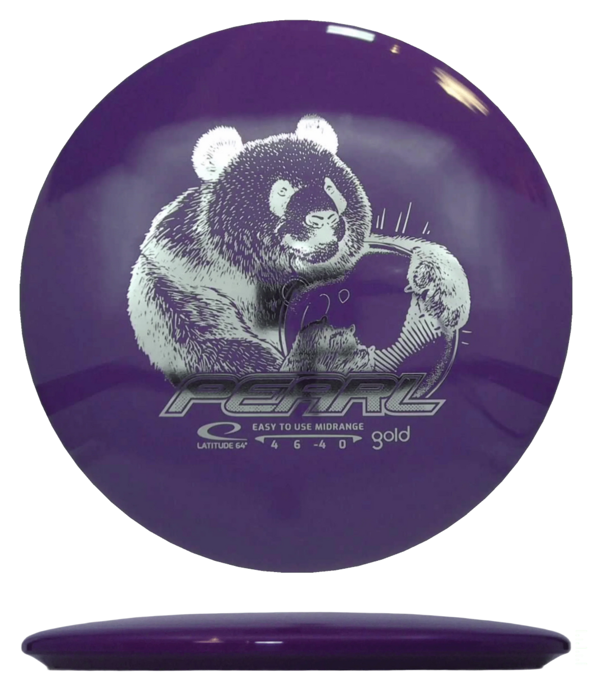 Latitude 64 Pearl - Gold / 156g - Purple (Silver Foil) - Skyline Disc Golf
