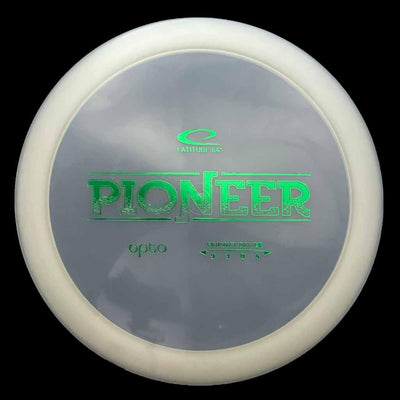 Latitude 64 Pioneer Latitude 64 Pioneer - Opto / 174g - White (Green Foil) - Skyline Disc Golf