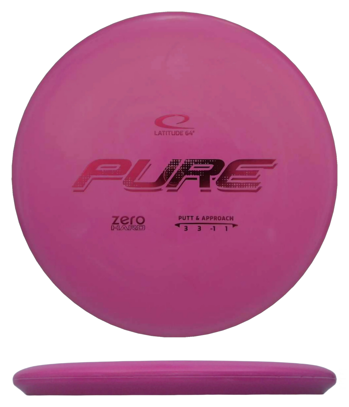 Latitude 64 Pure - Zero Hard / 173g - Pink (Red Foil) - Skyline Disc Golf