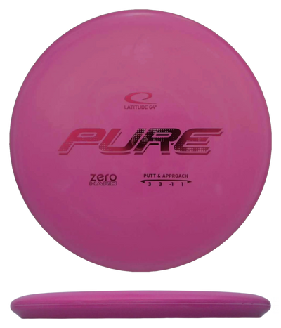 Latitude 64 Pure - Zero Hard / 173g - Pink (Red Foil) - Skyline Disc Golf