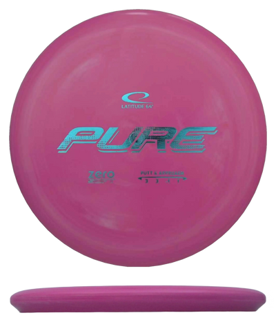 Latitude 64 Pure - Zero Soft / 176g - Pink (Sky Blue Foil) - Skyline Disc Golf