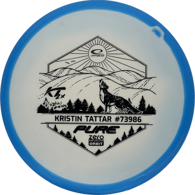 Latitude 64 Pure Latitude 64 Pure - Zero Medium Orbit - Kristin Tattar Tour Series / 173g - Blue (Black) *1061* - Skyline Disc Golf