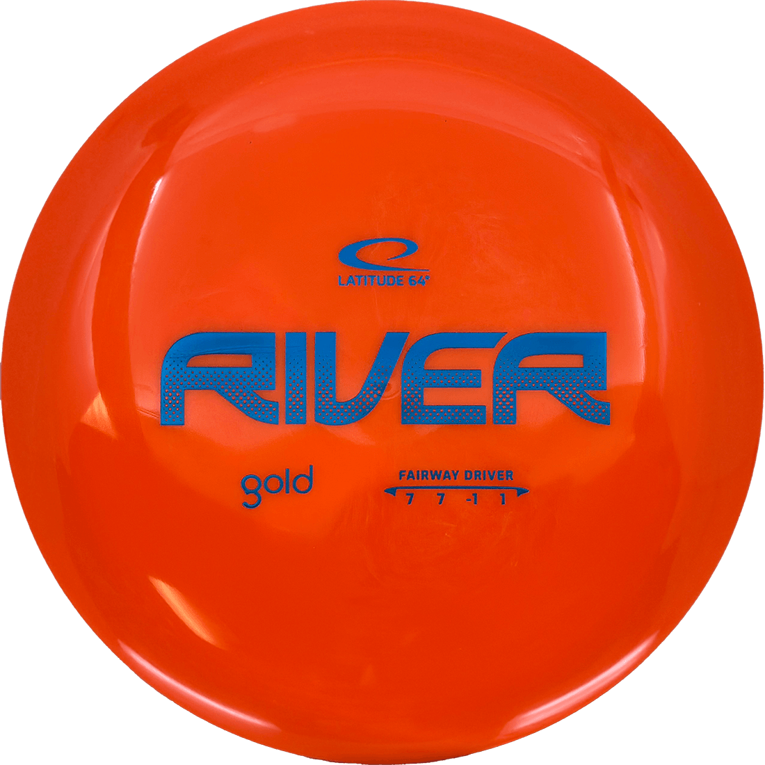 Latitude 64 River Latitude 64 River - Gold / 175g - Orange (Blue Foil) - Skyline Disc Golf