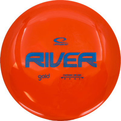 Latitude 64 River Latitude 64 River - Gold / 175g - Orange (Blue Foil) - Skyline Disc Golf