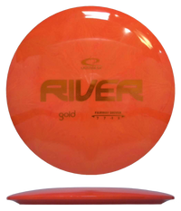 Latitude 64 River - Gold Burst / 176g - Orange (Orange Foil) *140* - Skyline Disc Golf