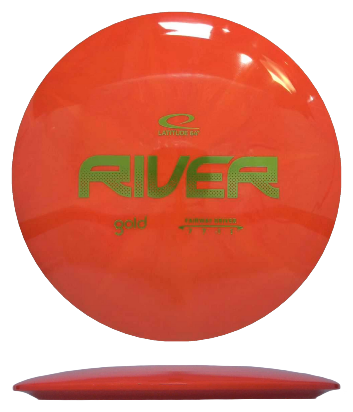 Latitude 64 River - Gold Burst / 176g - Orange (Yellow Green) - Skyline Disc Golf