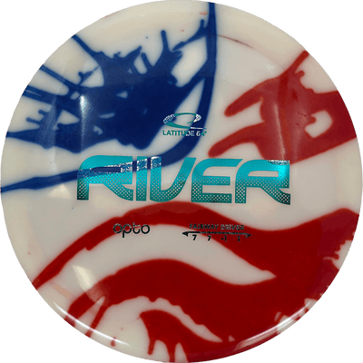 Latitude 64 River Latitude 64 River - Opto MyDye / 173g - Flag (Blue Green Foil) *1068* - Skyline Disc Golf