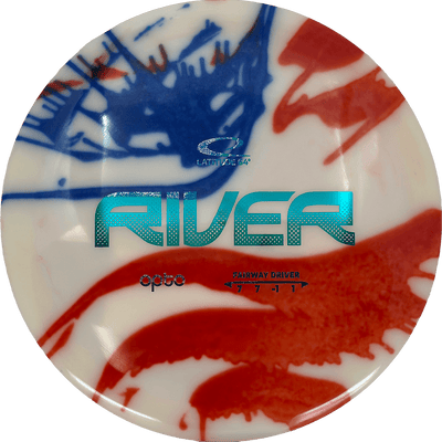 Latitude 64 River Latitude 64 River - Opto MyDye / 173g - Flag (Blue Green Foil) *1069* - Skyline Disc Golf