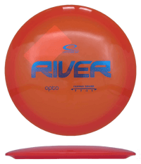 174g - Orange (Blue Foil) Opto Latitude 64 River - Skyline Disc Golf