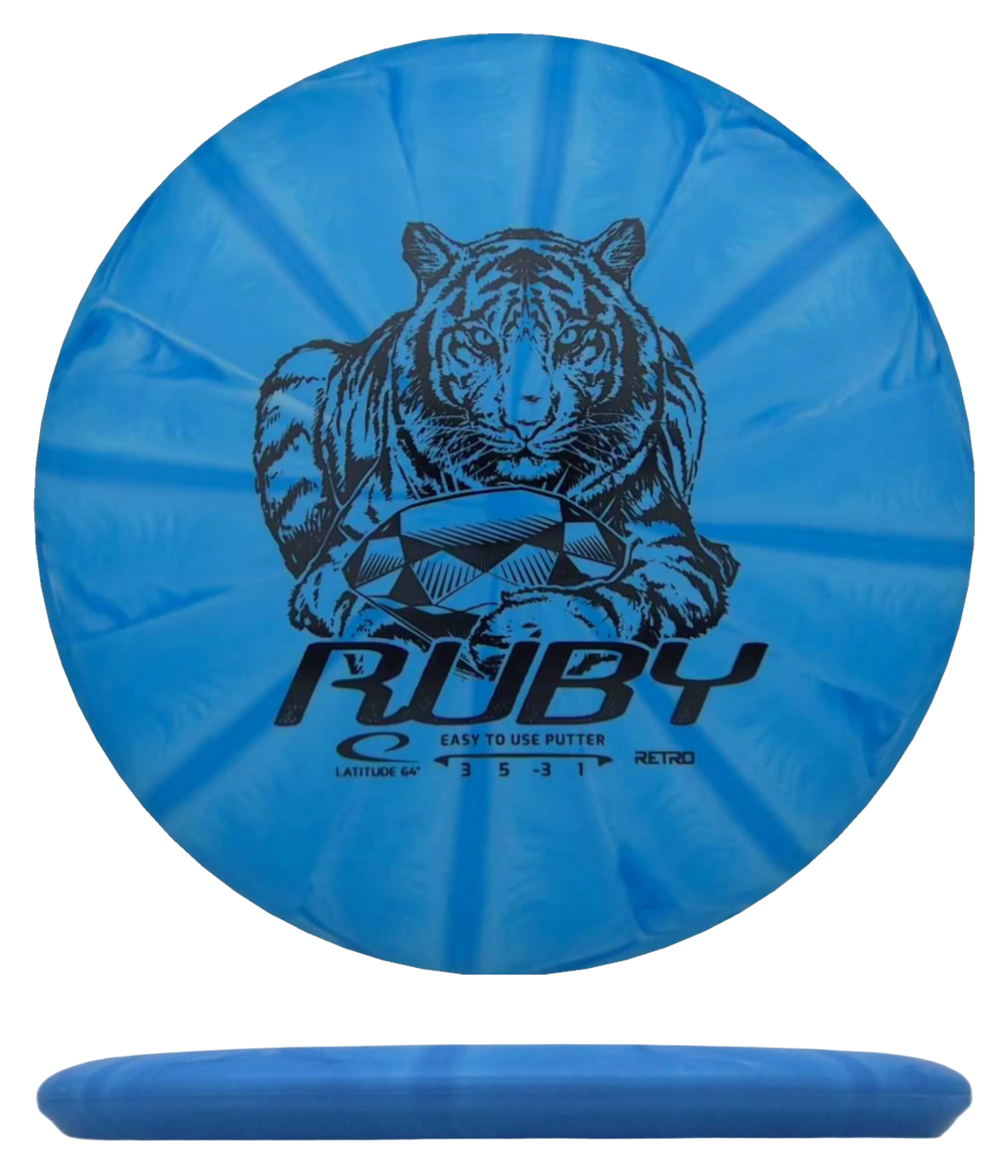 Latitude 64 Ruby - Retro Burst / 158g - Blue Burst (Black) *128* - Skyline Disc Golf
