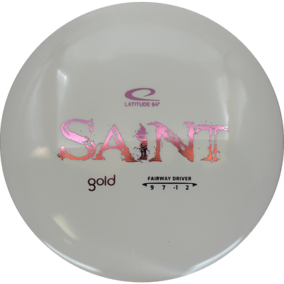 Latitude 64 Saint Latitude 64 Saint - Gold / 170g - White (Pink Foil) - Skyline Disc Golf