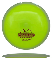 Latitude 64 Saint - Project Grip / 176g - Bright Yellow (Red Foil) *010* - Skyline Disc Golf