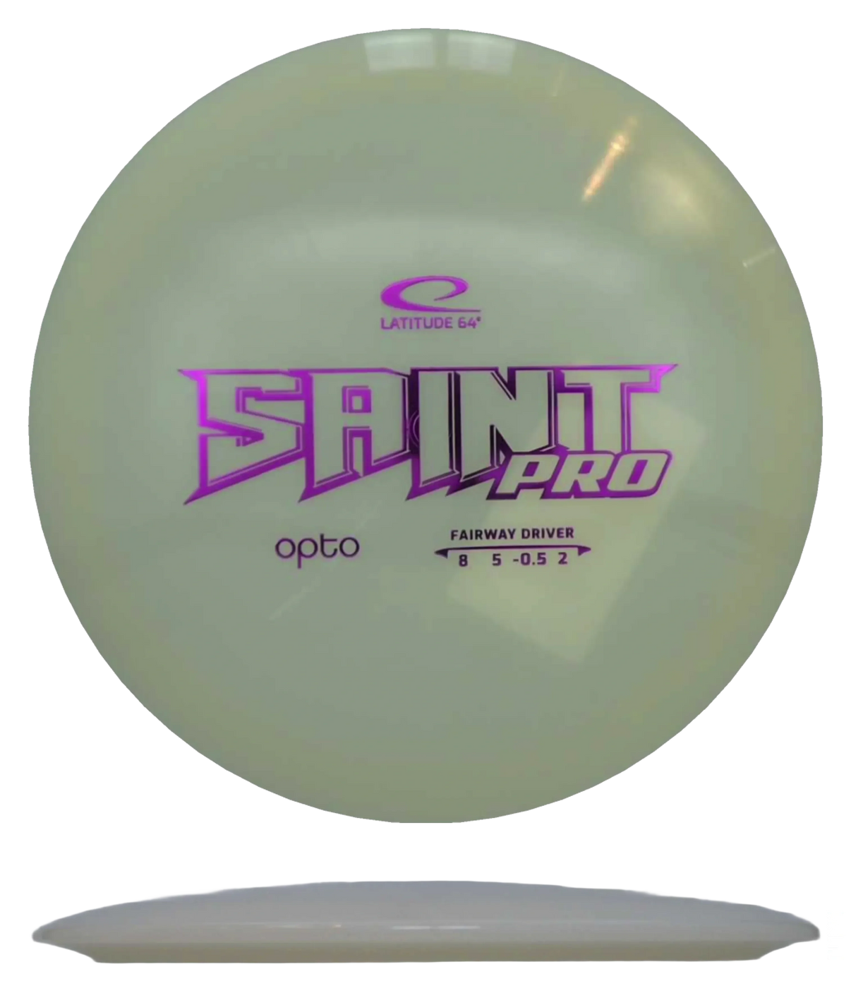 Latitude 64 Saint Pro - Opto / 176g - White (Magenta Foil) - Skyline Disc Golf