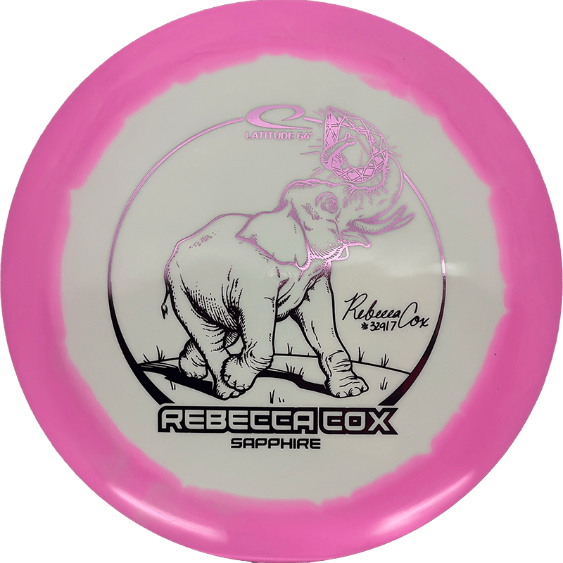 Latitude 64 Sapphire Latitude 64 Sapphire - Gold Orbit - Rebecca Cox Tour Series / 161g - Hot Pink (Pink Foil) - Skyline Disc Golf