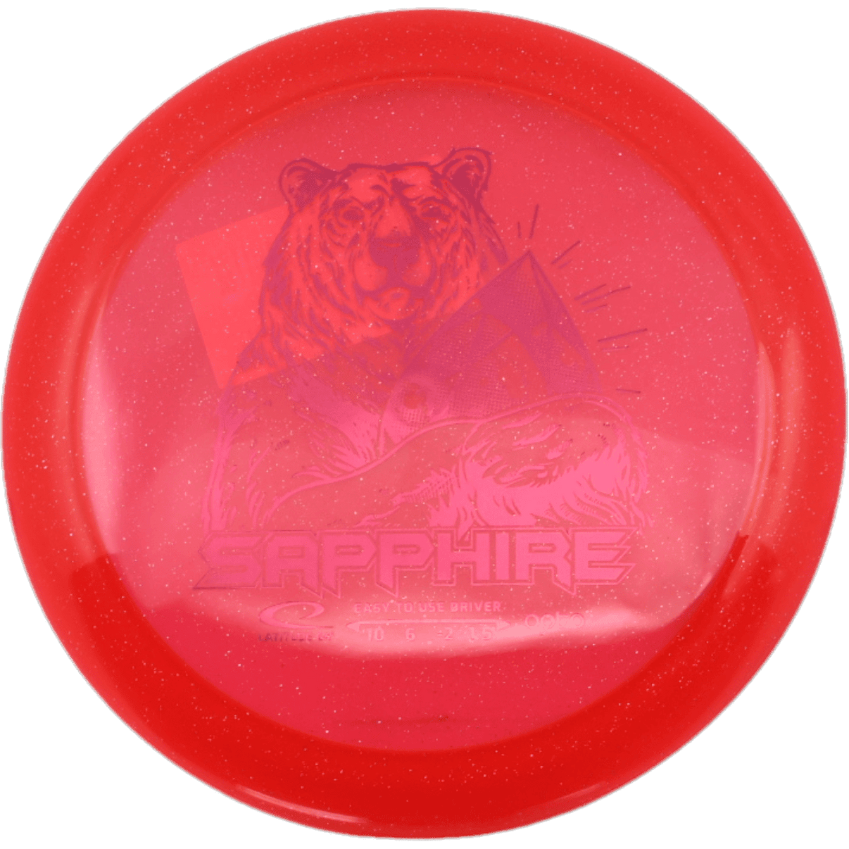 158g - Red (Red Foil) Opto Latitude 64 Sapphire - Skyline Disc Golf