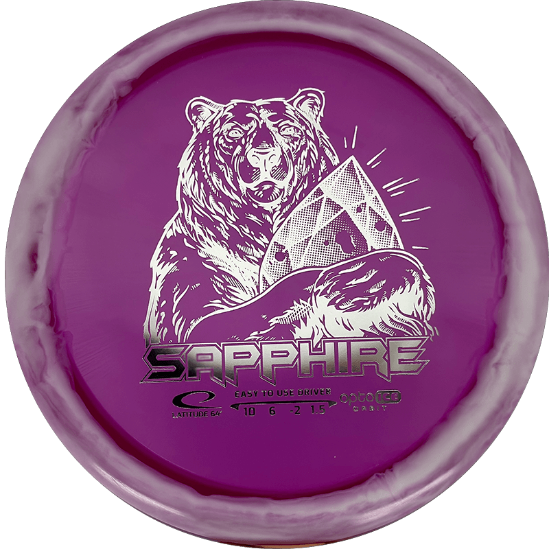 Latitude 64 Sapphire Latitude 64 Sapphire - Opto Ice Orbit / 163g - Magenta (Silver Foil) *1058* - Skyline Disc Golf