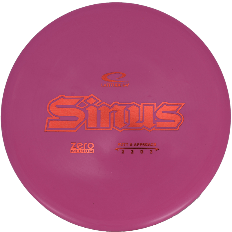 173g - Rose Pink (Red Orange) Zero Medium Latitude 64 Sinus - Skyline Disc Golf