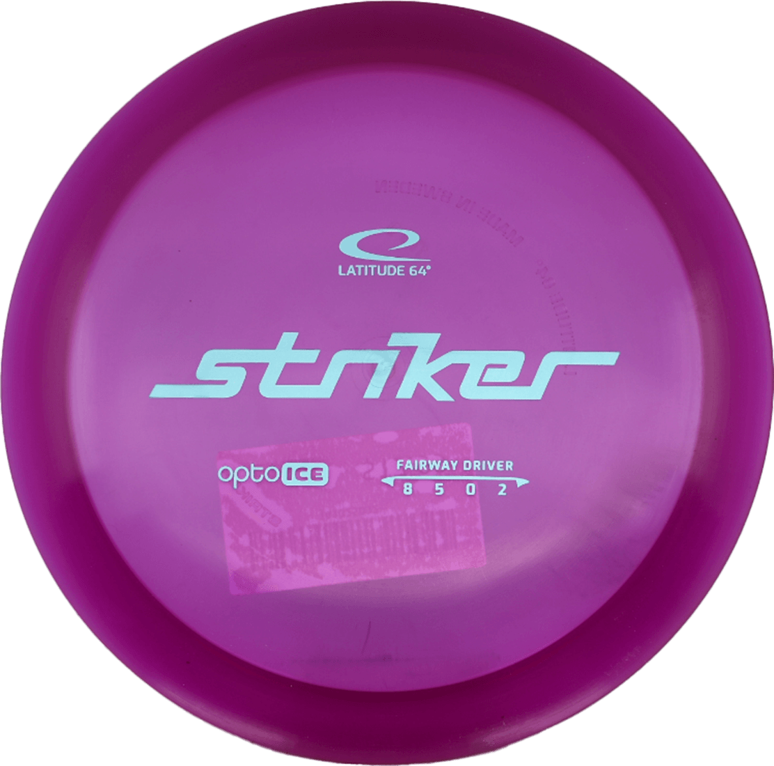 Latitude 64 Striker Latitude 64 Striker - Opto Ice / 173g - Red Wine (Sky Blue Foil) *002* - Skyline Disc Golf