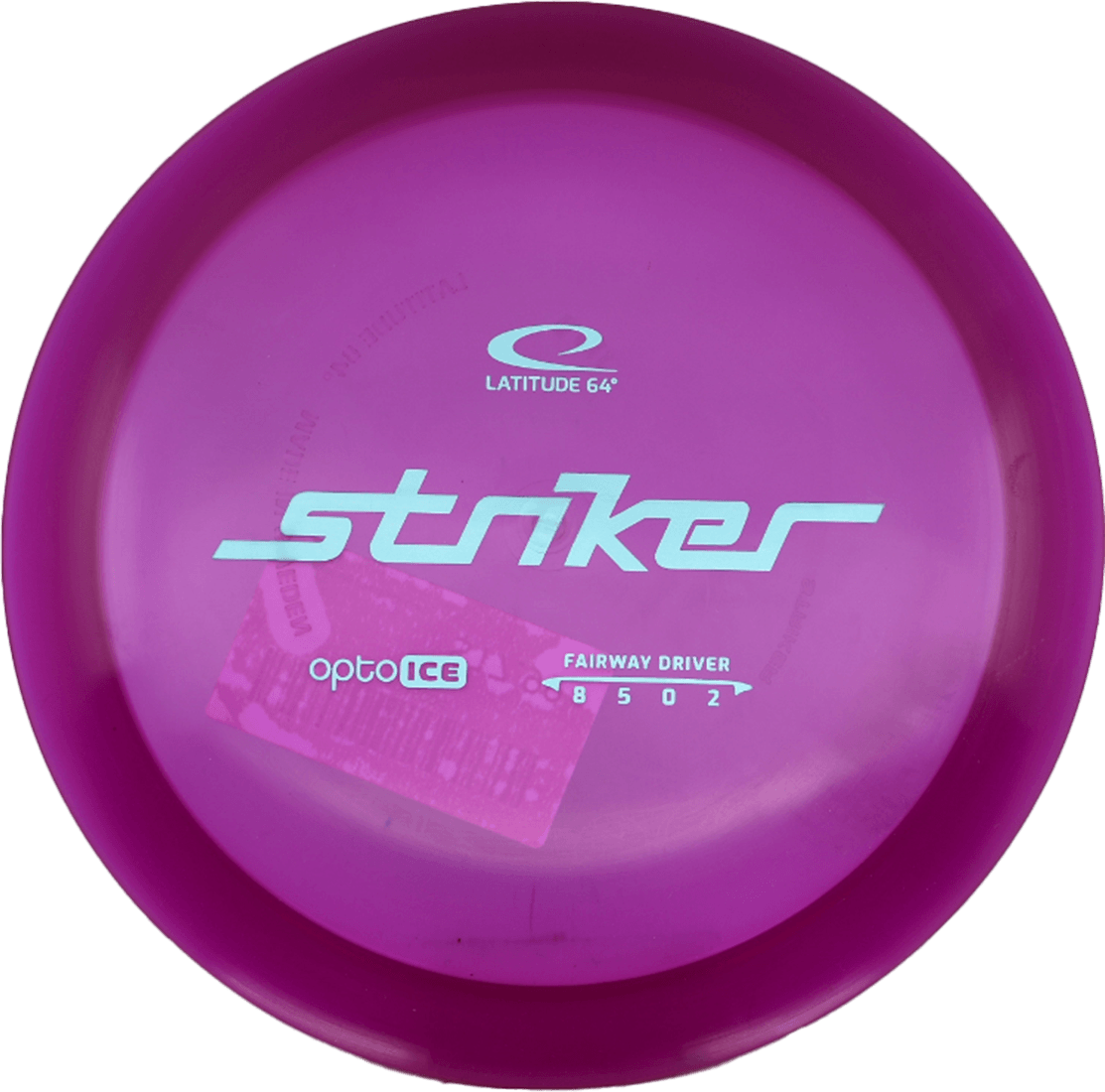 Latitude 64 Striker Latitude 64 Striker - Opto Ice / 173g - Red Wine (Sky Blue Foil) *004* - Skyline Disc Golf