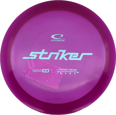 Latitude 64 Striker Latitude 64 Striker - Opto Ice / 173g - Red Wine (Sky Blue Foil) *004* - Skyline Disc Golf