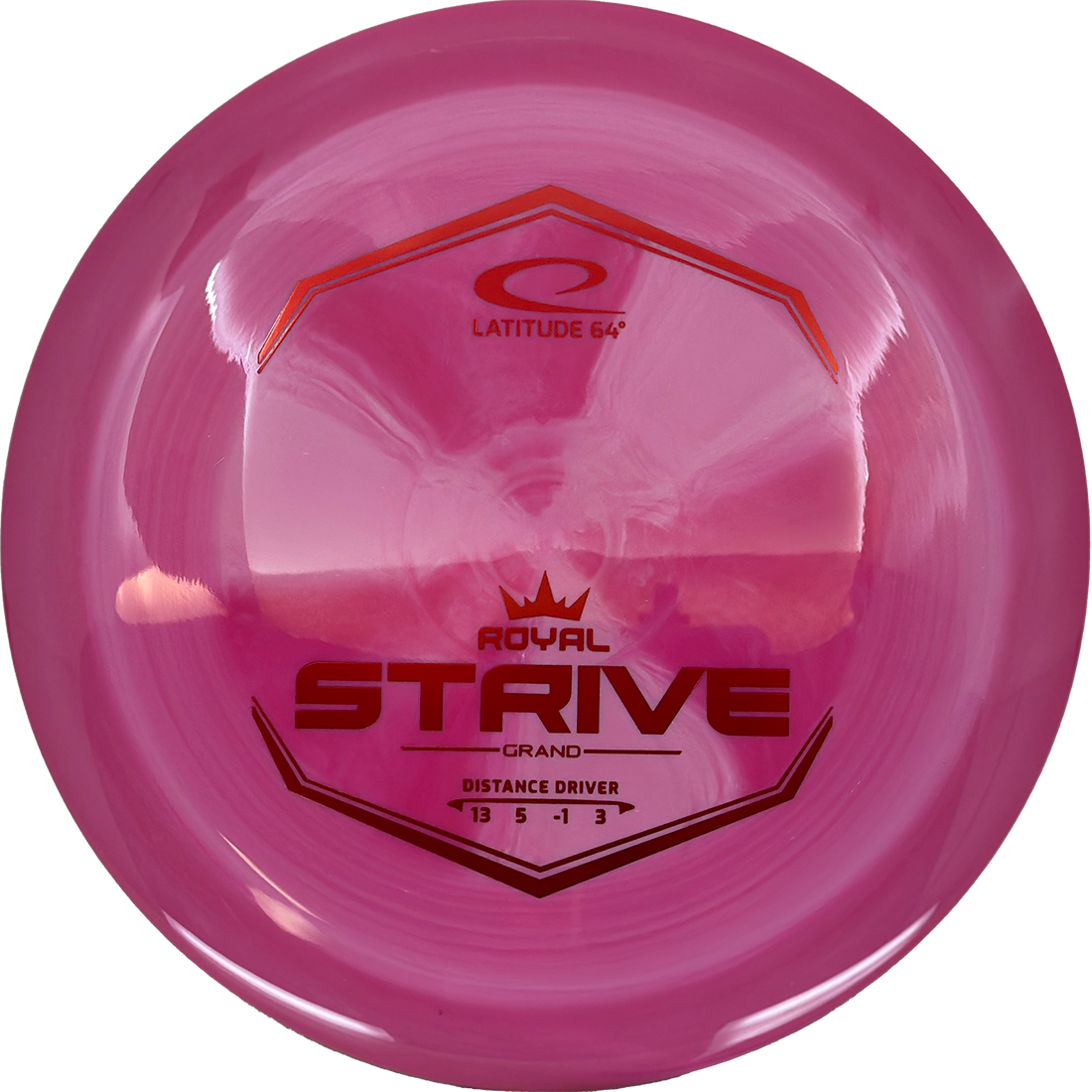 Latitude 64 Strive Latitude 64 Strive - Royal Grand / 174g - Pink Magenta (Red Foil) - Skyline Disc Golf