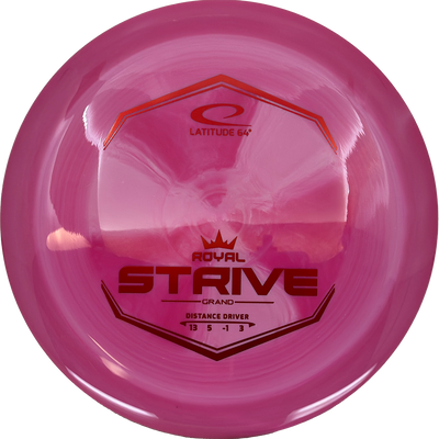 Latitude 64 Strive Latitude 64 Strive - Royal Grand / 174g - Pink Magenta (Red Foil) - Skyline Disc Golf