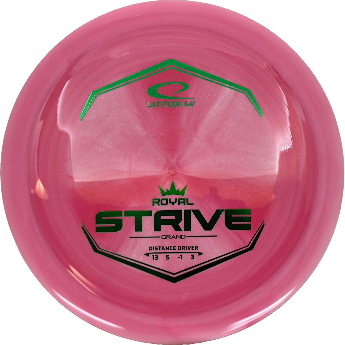 Latitude 64 Strive Latitude 64 Strive - Royal Grand / 171g - Pink-ish (Green Foil) - Skyline Disc Golf