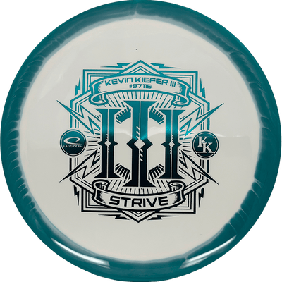 Latitude 64 Strive Latitude 64 Strive - Royal Grand Orbit - Kevin Kiefer III Tour Series / 174g - Teal (Teal Foil) - Skyline Disc Golf