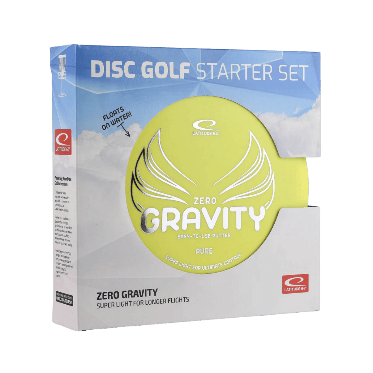 Latitude 64 Zero Gravity Disc Golf Starter Set - Zero Gravity Disc Golf Set - Skyline Disc Golf