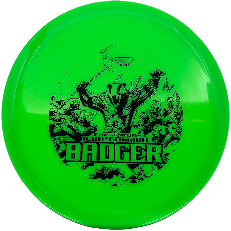 Legacy Badger Legacy Badger - First Run - Icon / 175g - Lime (Black) - Skyline Disc Golf