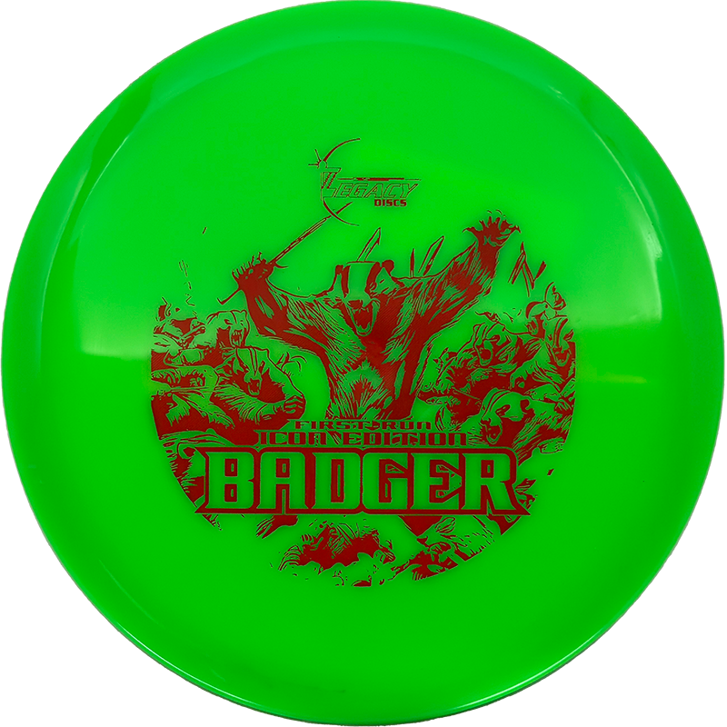 Legacy Badger Legacy Badger - First Run - Icon / 175g - Lime (Red) - Skyline Disc Golf