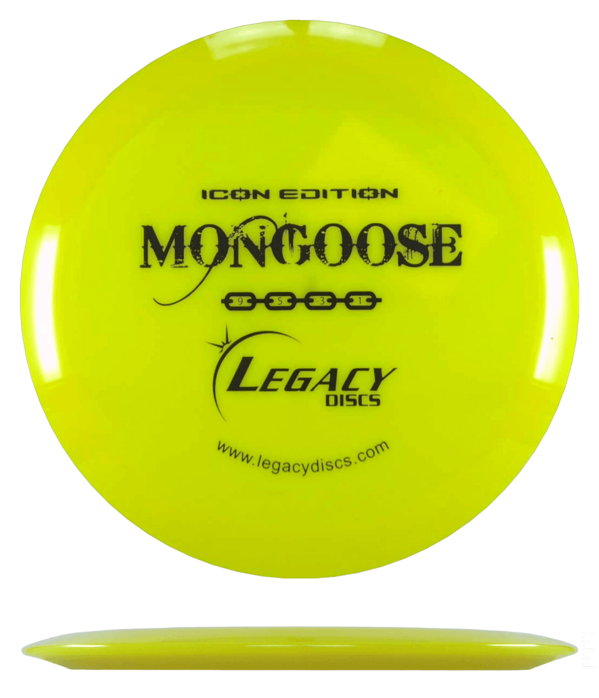 Legacy Mongoose - Icon / 174g - Yellow (Black) *144* - Skyline Disc Golf