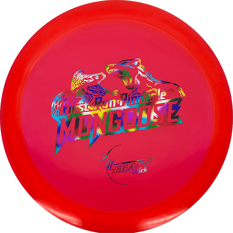 173g - Neon Red (Jellybean - First Run) Pinnacle Legacy Mongoose - Skyline Disc Golf