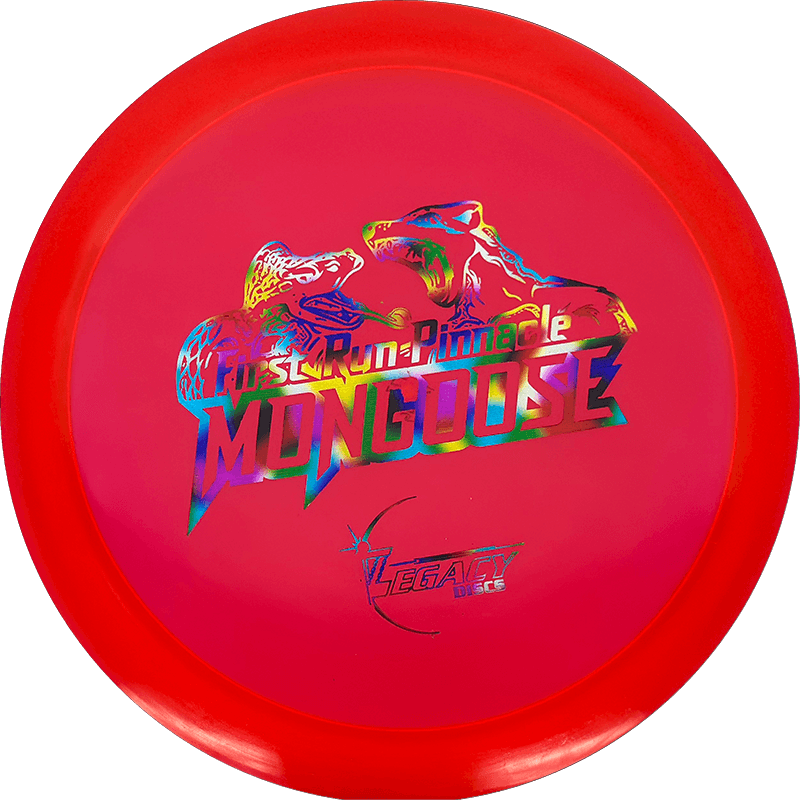 Legacy Mongoose Legacy Mongoose - Pinnacle / 173g - Neon Red (Jellybean - First Run) - Skyline Disc Golf