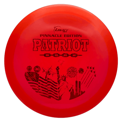 Legacy Patriot Legacy Patriot - Pinnacle / 175g - Red (Red Shatter) - Skyline Disc Golf