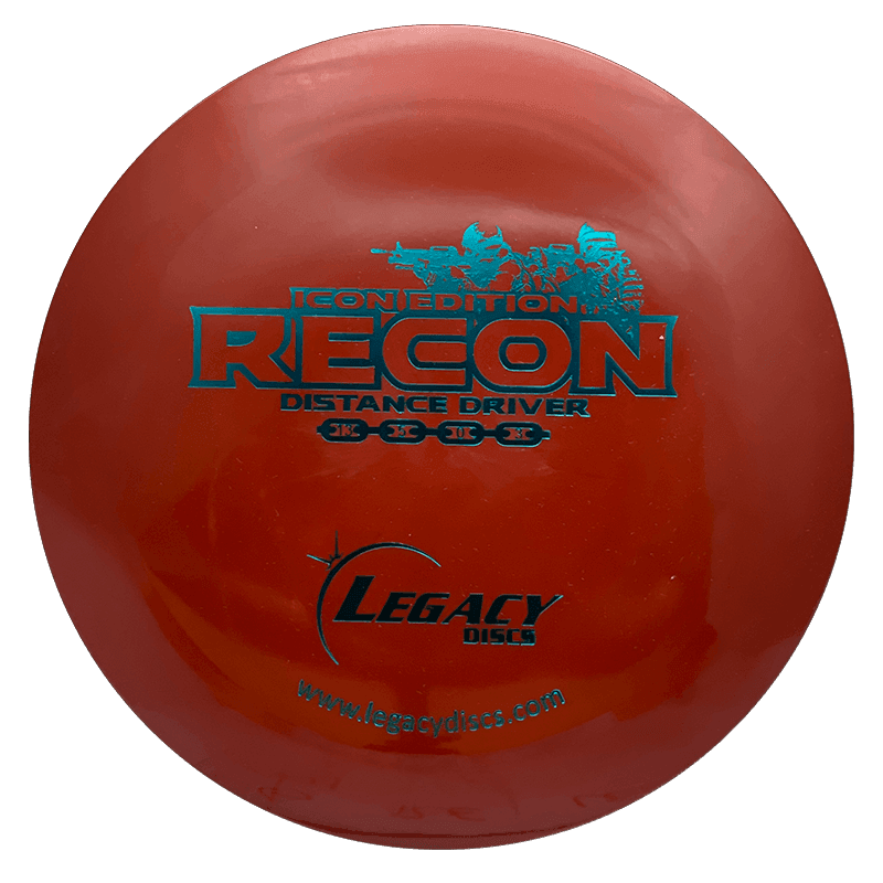 Legacy Recon Legacy Recon - Icon / 171g - Red (Teal Foil) - Skyline Disc Golf