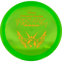 Legacy Rival - Pinnacle / 174g - Lime Green (Orange Foil) - Skyline Disc Golf