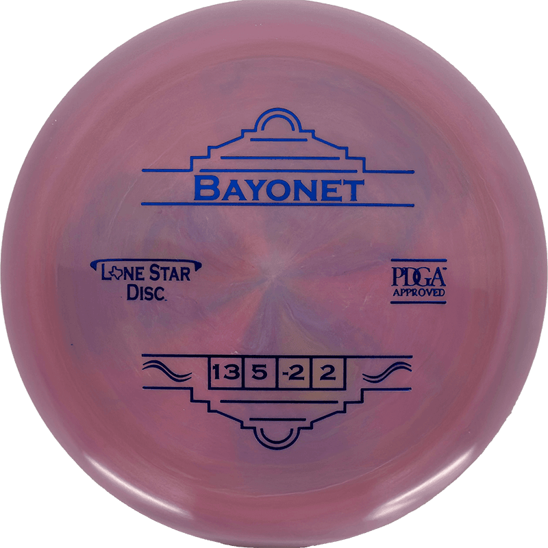 Lone Star Discs Bayonet - Alpha / 172g - Mauve (Blue Foil)