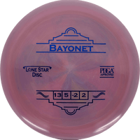 Lone Star Discs Bayonet - Alpha / 172g - Mauve (Blue Foil)