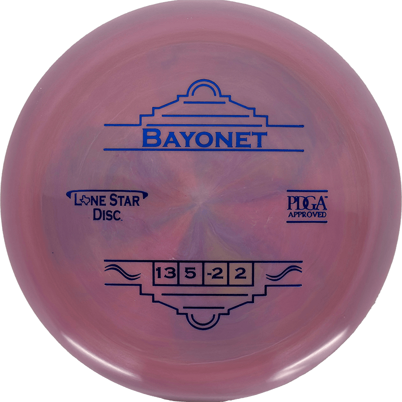 Lone Star Discs Bayonet Lone Star Discs Bayonet - Alpha / 172g - Mauve (Blue Foil) - Skyline Disc Golf