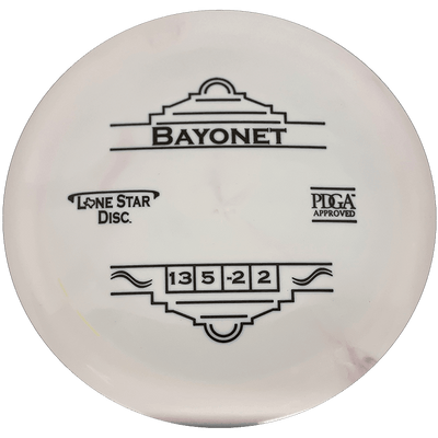 Lone Star Discs Bayonet Lone Star Discs Bayonet - Lima / 155g - White Marble (Black) *1005* - Skyline Disc Golf