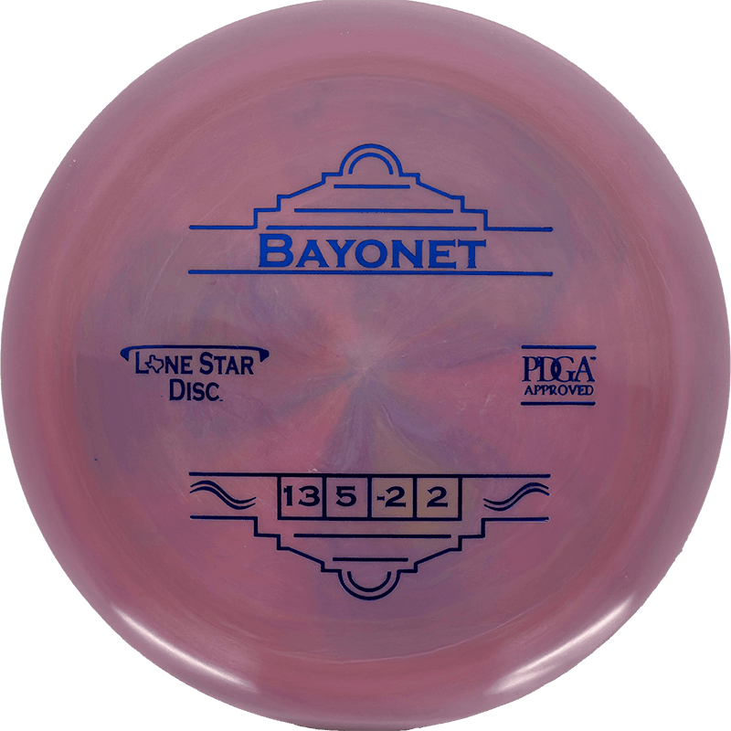Lone Star Discs Bayonet - Alpha / 172g - Mauve (Blue Foil) - Skyline Disc Golf