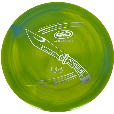 Lone Star Discs Bowie Lone Star Discs Bowie - Alpha / 173g - Lime Green Swirl (Silver) - Skyline Disc Golf