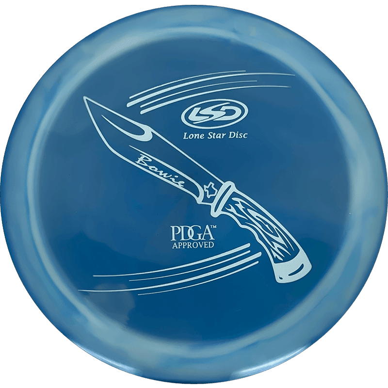 Lone Star Discs Bowie - Alpha / 174g - Blue Swirl (White)