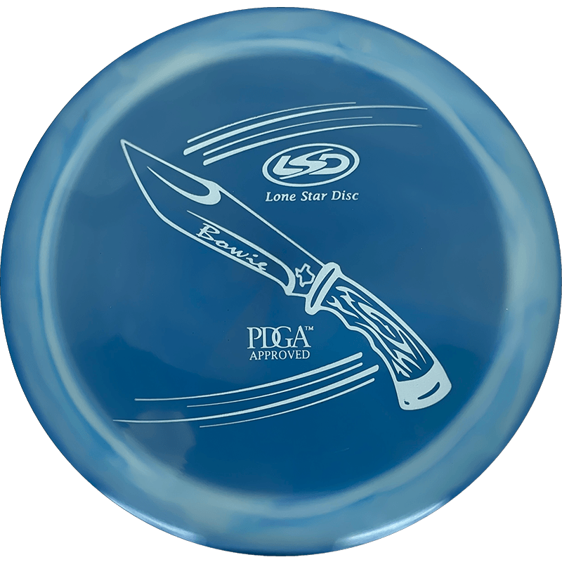 Lone Star Discs Bowie Lone Star Discs Bowie - Alpha / 174g - Blue Swirl (White) - Skyline Disc Golf