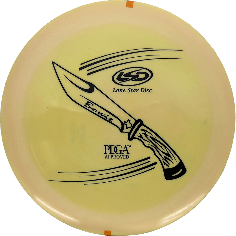 Lone Star Discs Bowie Lone Star Discs Bowie - Lima / 156g - Mango/Peach (Black) - Skyline Disc Golf