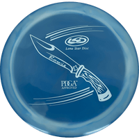174g - Blue Swirl (White) Alpha Lone Star Discs Bowie - Skyline Disc Golf