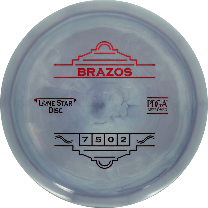 Lone Star Discs Brazos Lone Star Discs Brazos - Alpha / 160g - Light Slate Blue (Red Foil) - Skyline Disc Golf