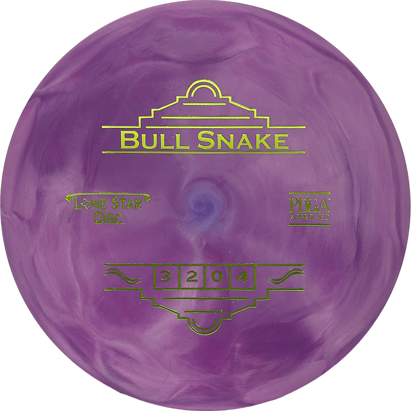 Lone Star Discs Bull Snake Lone Star Discs Bull Snake - Victor 2 / 175g - Violet Swirl (Yellow Green Foil) - Skyline Disc Golf