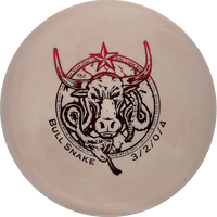 Lone Star Discs Bull Snake - Victor 2 / 174g - Blush (Red Foil) - Skyline Disc Golf